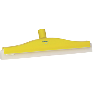 Golvskrapa  ledbar för skaft  50x400 mm, gul