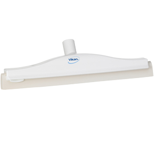 Golvskrapa  ledbar för skaft  50x400 mm, vit