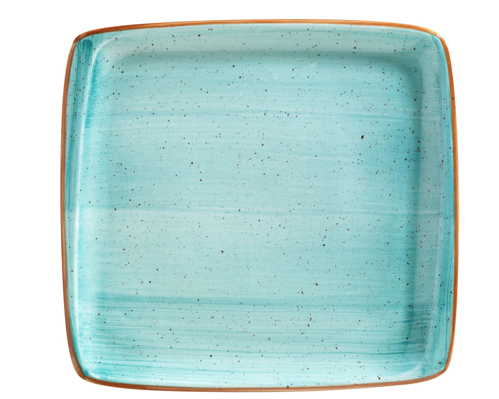 Aqua - Tallrik rekt 27x25cm 6-pack