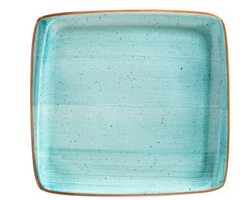 Aqua - Tallrik rekt 27x25cm 6-pack