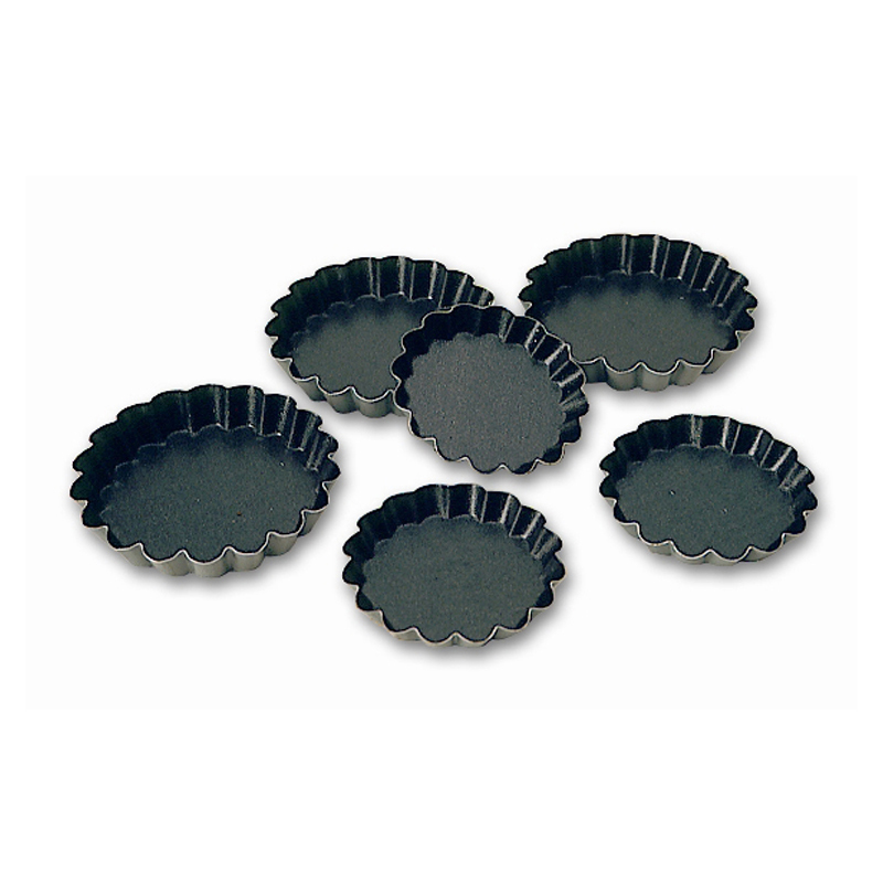 Tartlettform rund, non stick, Ø65x10 mm 25-pack