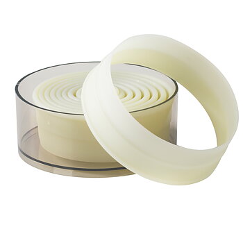 Utstickare, plast rund,9 del, 20 - 100 mm