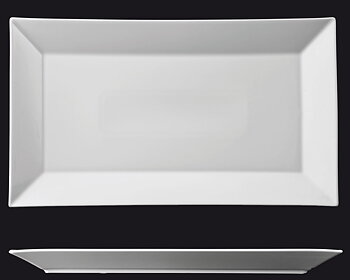 Actual - Tallrik rektangulär 46,9x26,6cm 3-pack