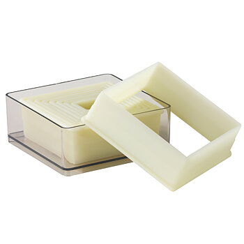 Utstickare,plast, kvadrat, 9 del, 19-95 mm