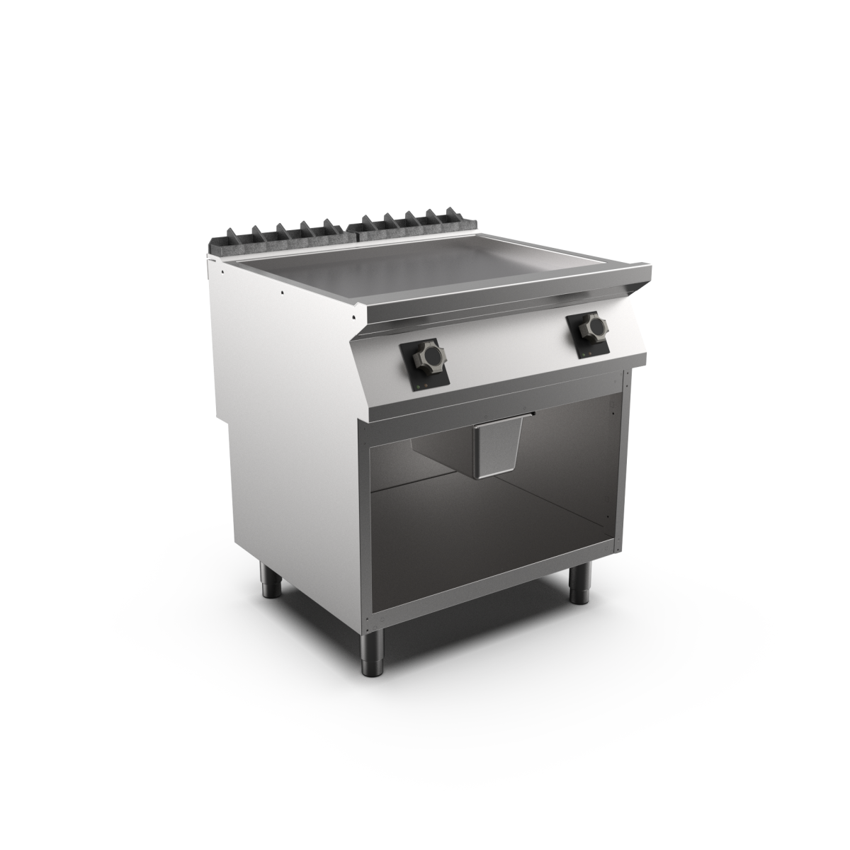 Mareno - Stekhäll HS Mareno M1-70 FT78ELG# - 2 zoner, slät stekyta, mild steel - 800 × 750 × 900 mm