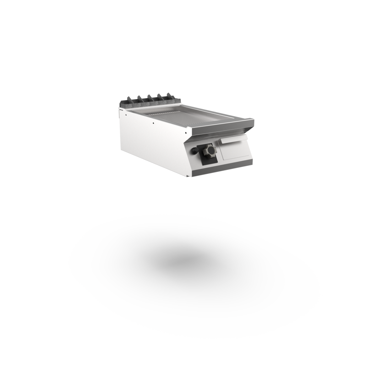 Mareno - Stekhäll räfflad gas Mareno M1-70 FT74GRT# - 1 zon, räfflad stekyta, mild steel - 400 × 750 × 250 mm