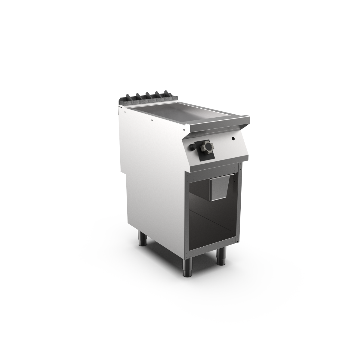 Mareno - Stekhäll gas HS Mareno M1-70 FT74GLG# - 1 zon, slät stekyta, mild steel - 400 × 750 × 900 mm