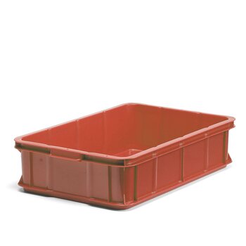Plastback röd, 600x400x147mm