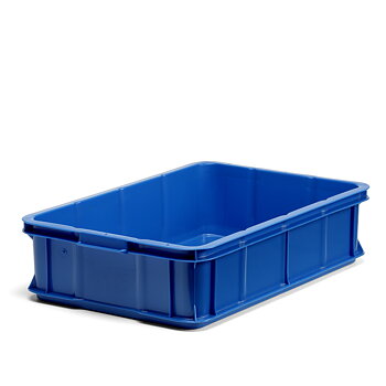 Plastback blå, 600x400x147mm