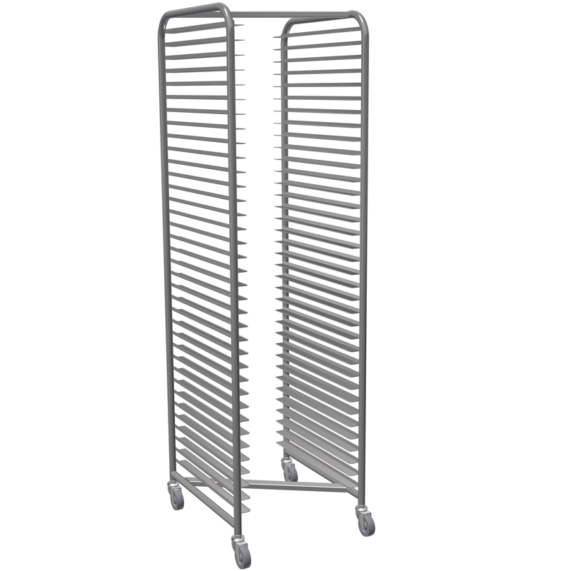 Plåtställ rostfritt Z, 36 gejder, plåt 600x450