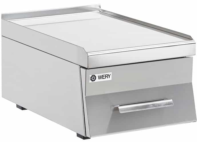 Wery PL 64C - Avställningsbänk - Draglåda med rostfri kantin GN 1/1-150 - 400 x 600 x 295 mm