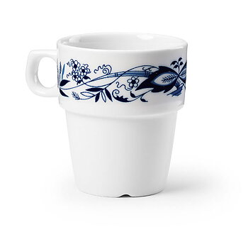 Forta - Mugg 250ml med öra, dekor, stapelbar 6-pack