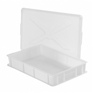 Plastback, vit, 600x400x70 mm