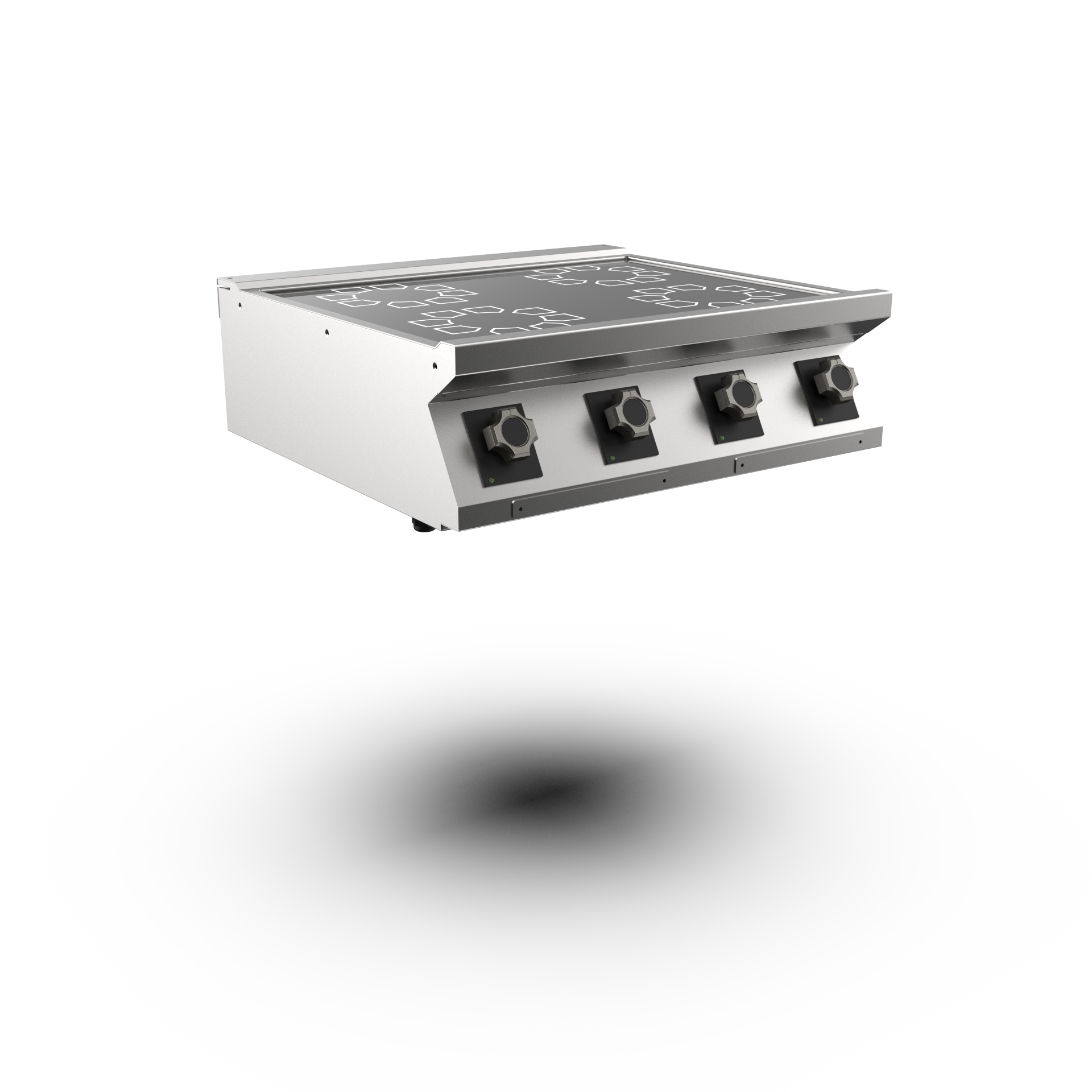 Mareno - Induktionsspis Mareno M1-70 CI78ET - 4 zoner Ø 230 mm 5 kW - 800 × 750 × 250 mm
