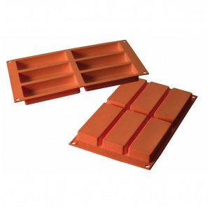 Siliconflex rektangel 120x45x20 mm 6 fig