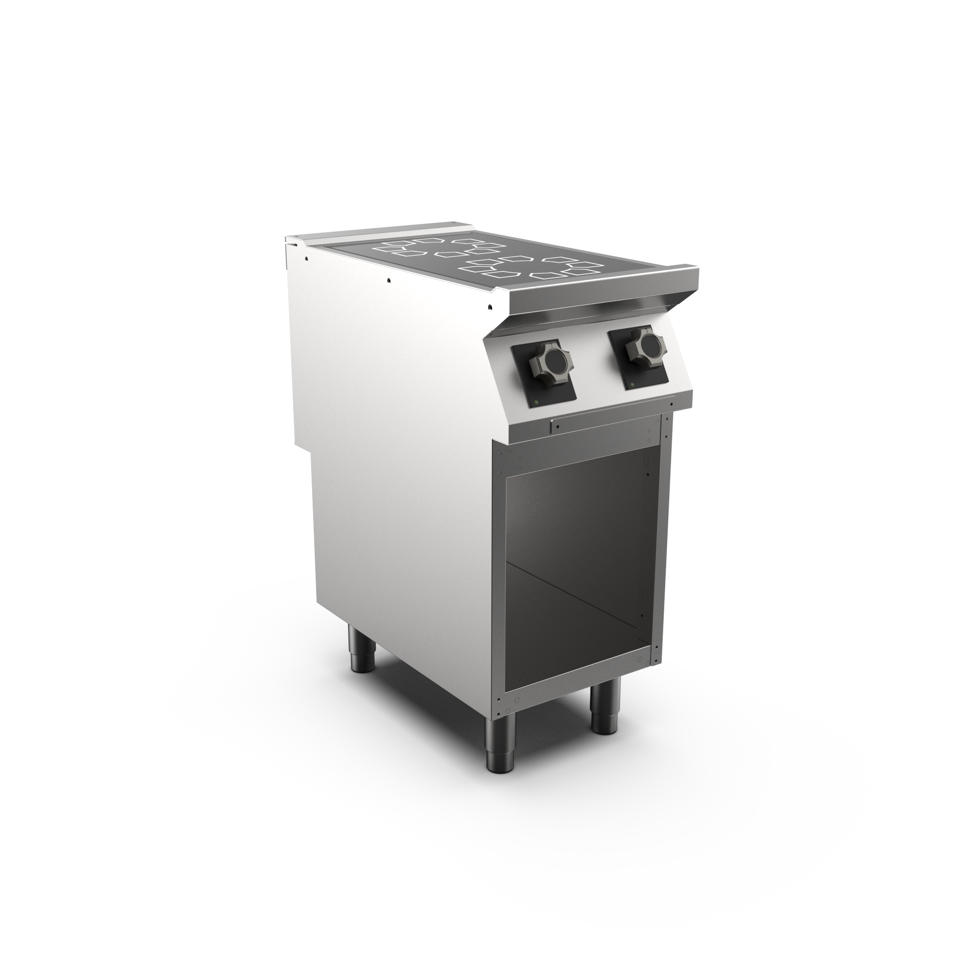 Mareno - Induktionsspis HS Mareno M1-70 CI74EG - 2 zoner Ø 230 mm 5 kW - 400 × 750 × 900 mm