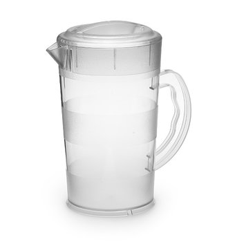Tillbringare med lock 1,9L PC plast 6-pack