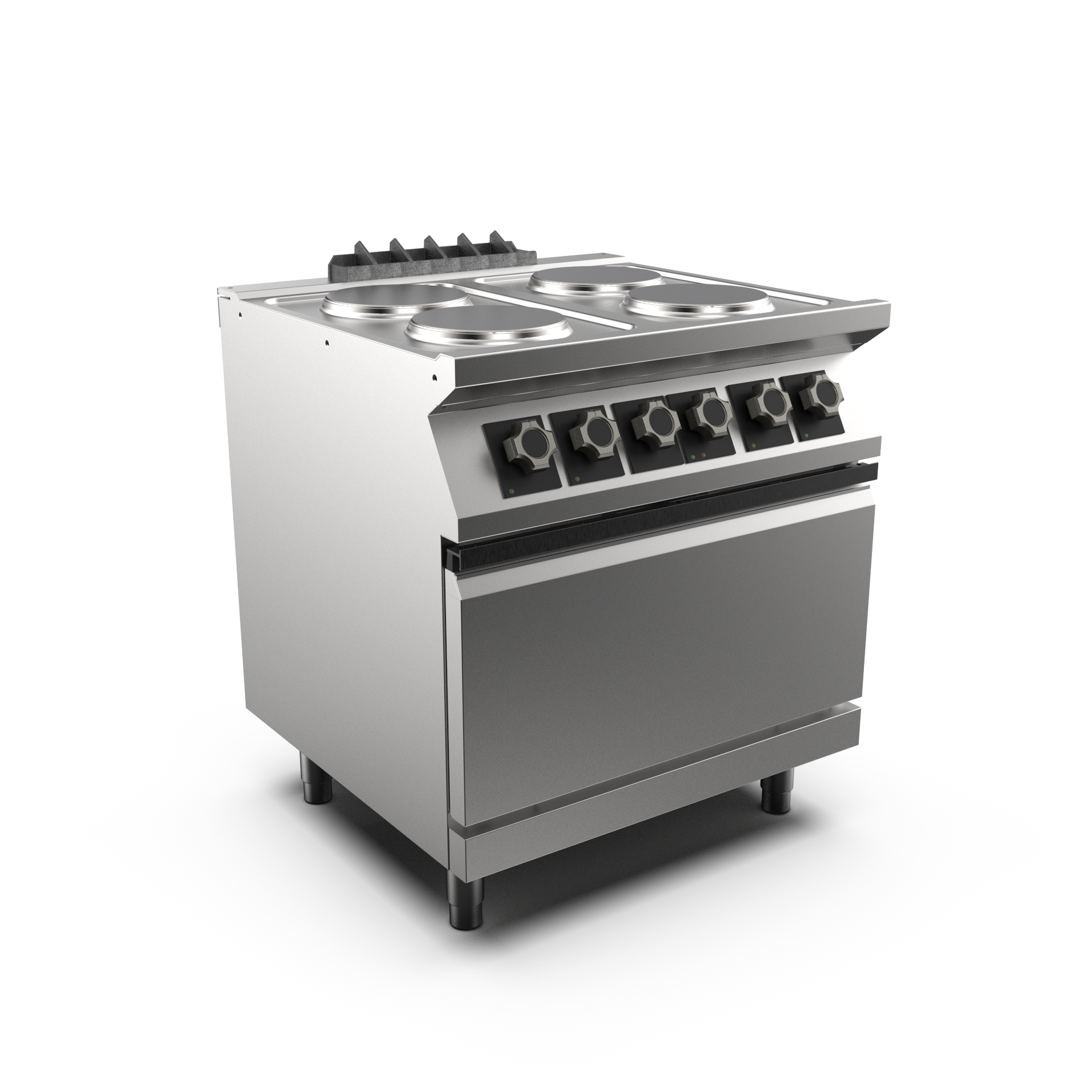 Mareno - Spis med ugn Mareno M1-70 PC78EFEPT - 4 spisplattor Ø 220 mm 2,6 kW - 800 × 750 × 900 mm