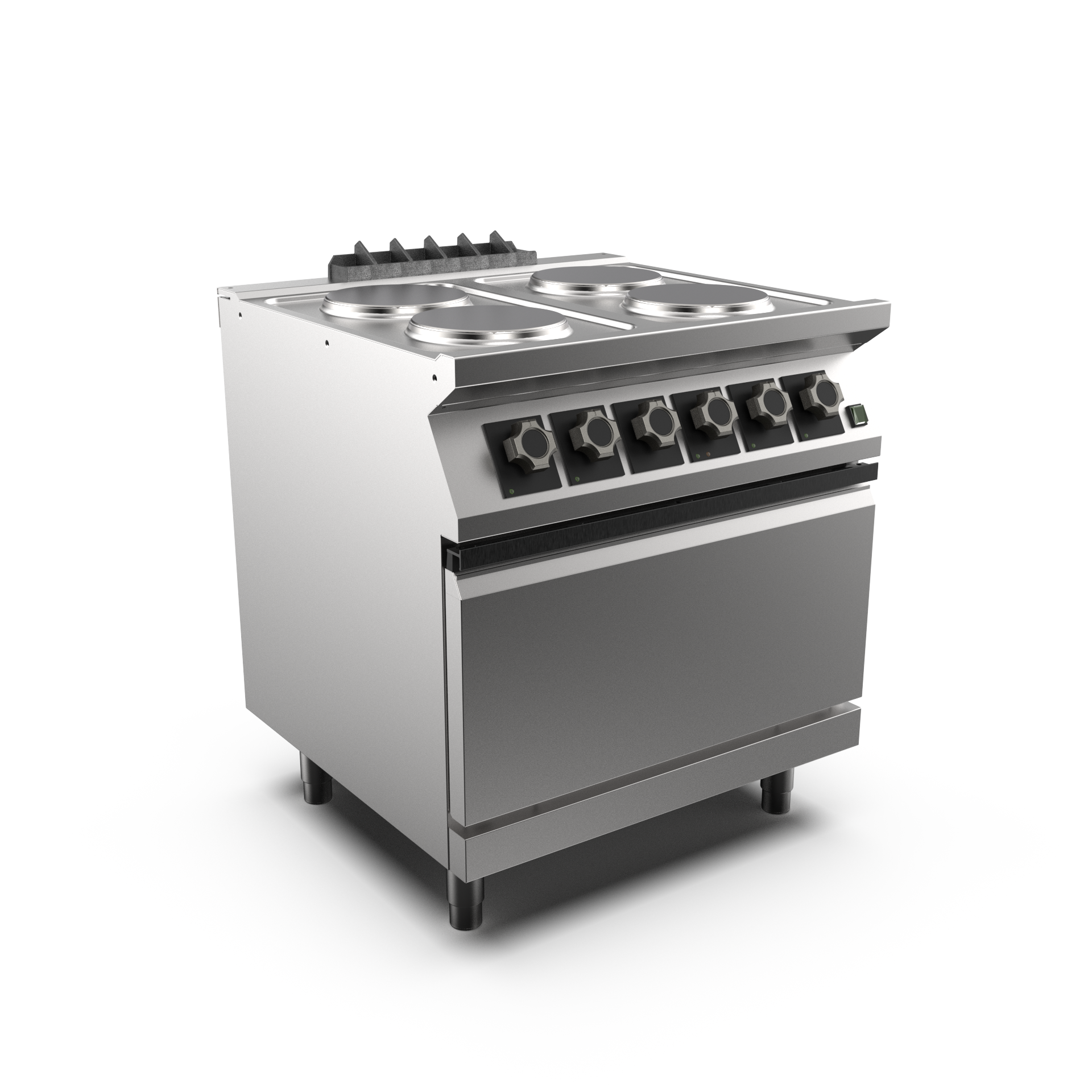 Mareno - Spis med v-ugn Mareno M1-70 PC78EFEVPT - 4 spisplattor Ø 220 mm 2,6 kW - 800 × 750 × 900 mm