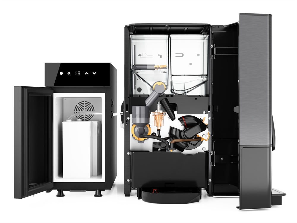 Bonamat - Espressomaskin - Sego 12L - Anslutning till färsk mjölk - Tre behållare - 3