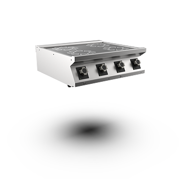 Mareno - Induktionsspis Mareno M1-90 CI98ET - 4 zoner Ø 280 mm 5 kW - 800 × 920 × 250 mm