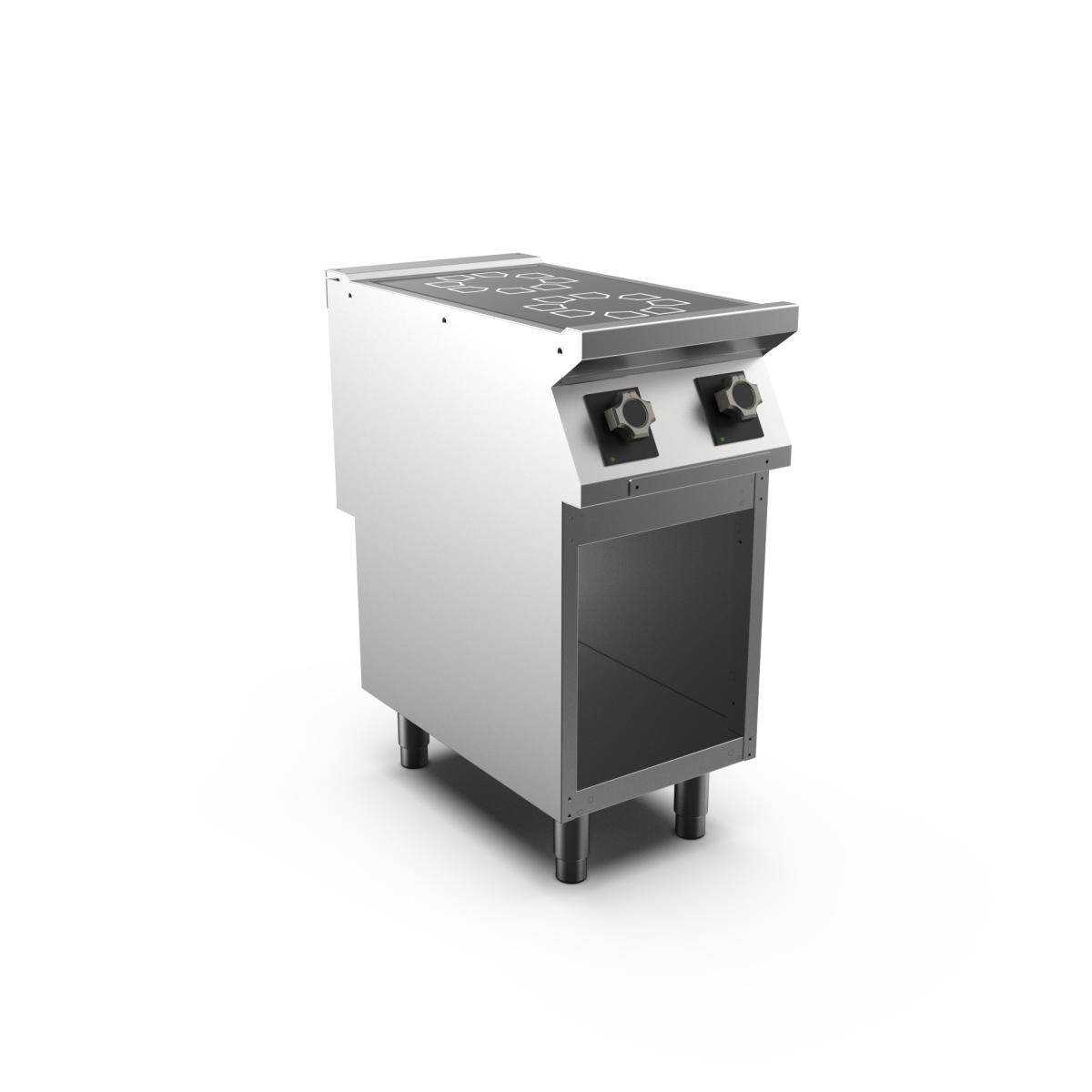 Mareno - Induktionsspis HS Mareno M1-90 CI94EG - 2 zoner Ø 280 mm 5 kW - 400 × 920 × 900 mm
