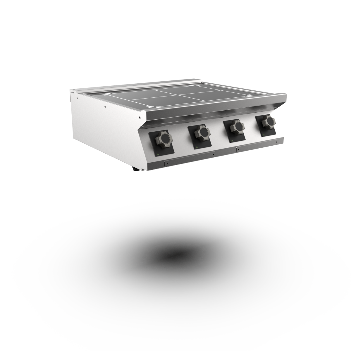 Mareno - Full-induktionsspis Mareno M1-90 CI98ETT - fullinduktion 4 flexibla zoner 7 kW - 800 × 920 × 250 mm
