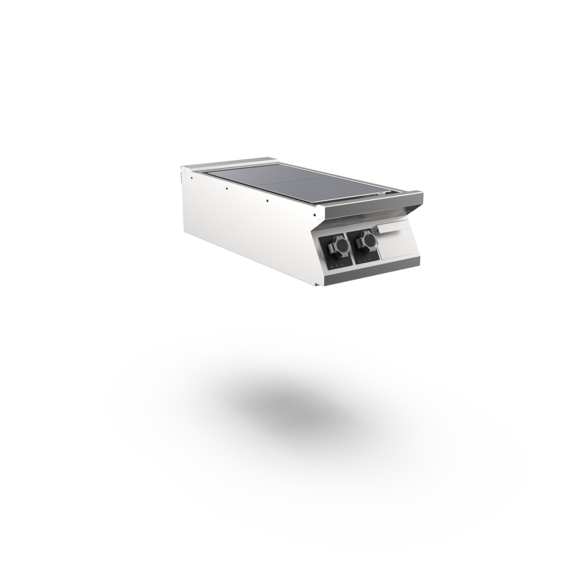 Mareno - Solid top 2in1 Mareno M1-90 PL94ET - 2 zoner á 4 kW, ränna med spillåda - 400 × 920 × 250 mm