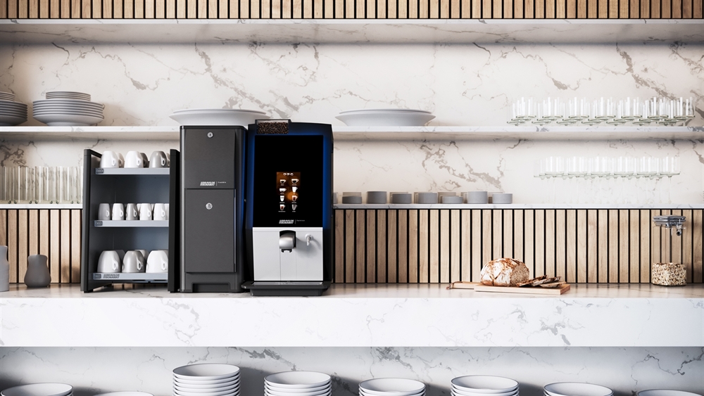 Bonamat - Espressomaskin - Esprecious 21L - Delad behållare för bönor - 4