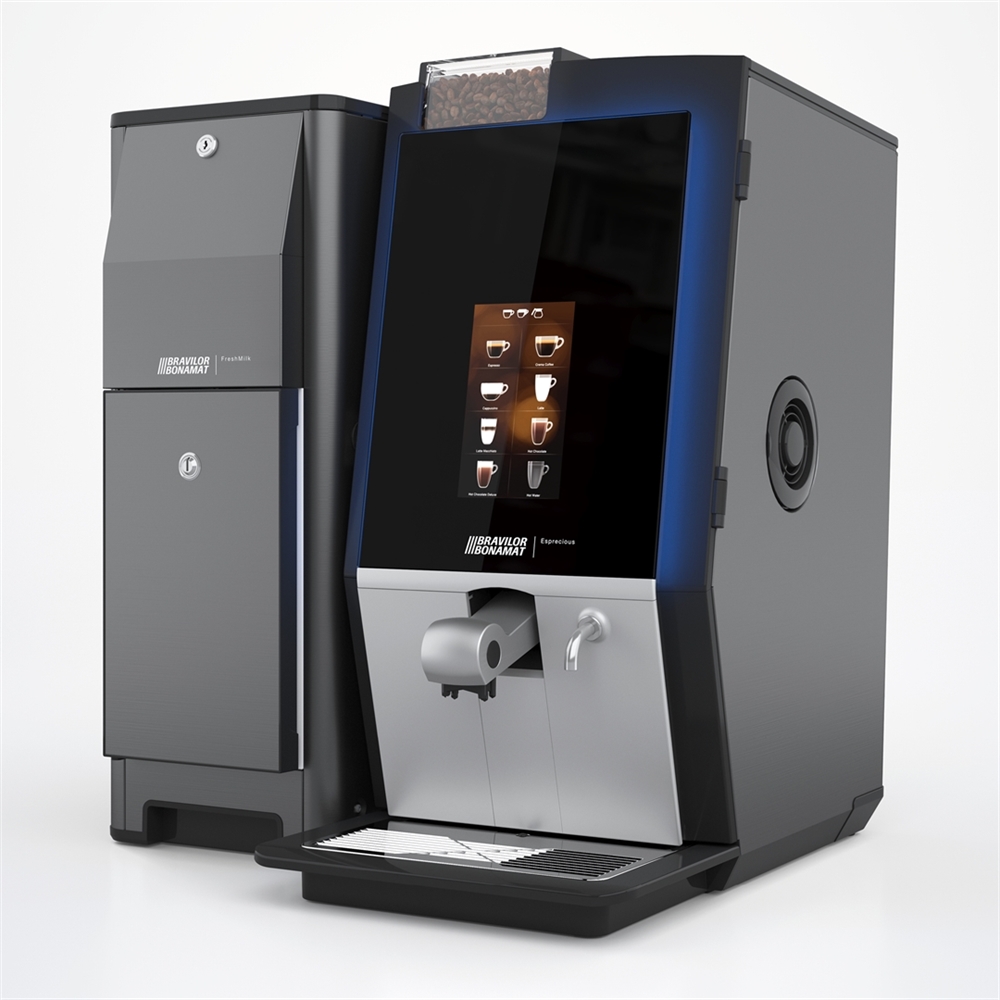 Bonamat - Espressomaskin - Esprecious 21L - Delad behållare för bönor - 2
