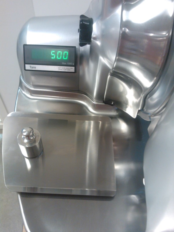 Berkel - Skärmaskin - 834S CE - Halvautomatisk - Portionsvåg