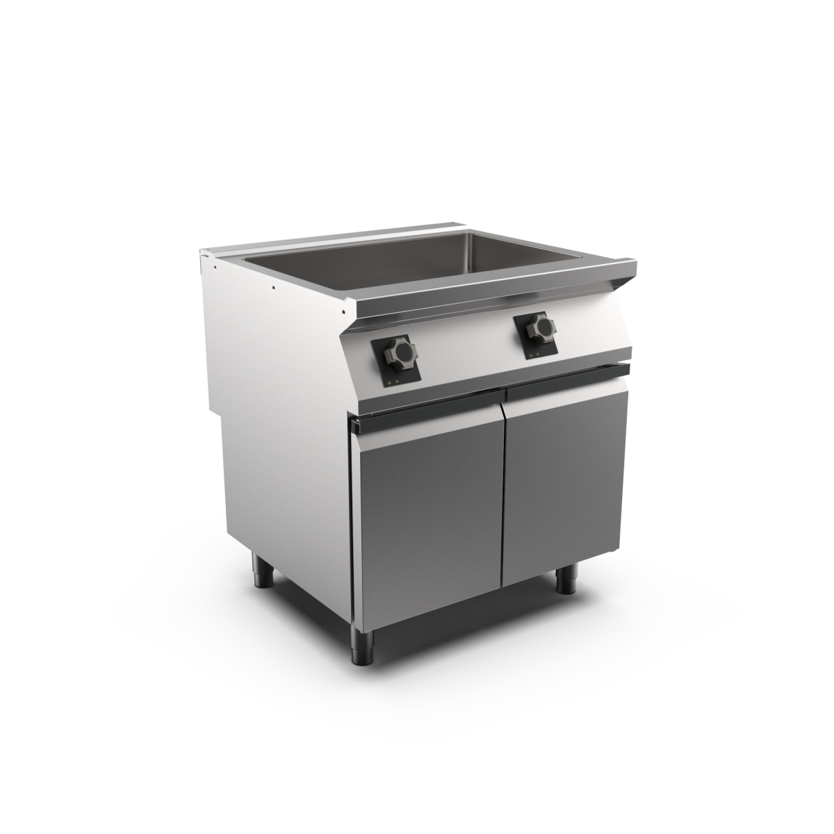 Mareno - Universalsteklåda HS Mareno M1-90 MF98EA - rostfri steklåda 720 × 650 × 100 mm, 2 zoner