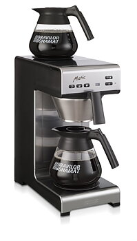 Bonamat - Kaffebryggare - Matic -1 bryggcentral och 2 värmeplattor - 230V - Marin