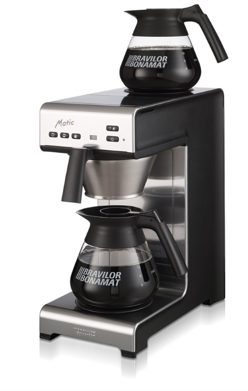 Bonamat - Kaffebryggare - Matic -1 bryggcentral och 2 värmeplattor - 110-127V - Marin