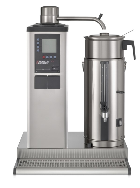 Bonamat - Urnbryggare - B5 L/R Vänster - 1 bryggpelare och 1 behållare på 5 liter - 230V