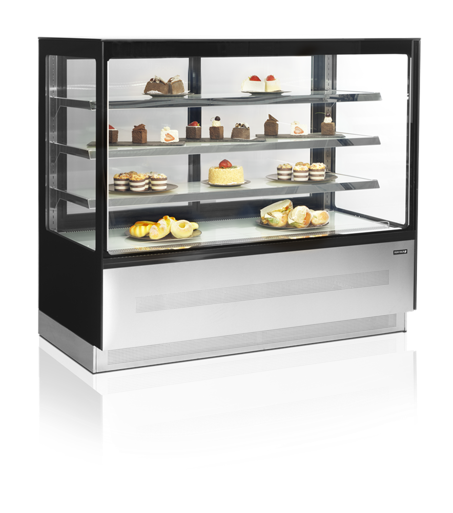 Tefcold - LPD1503F/BLACK - Konditormonter - 3 hyllor - 680 liter - 2