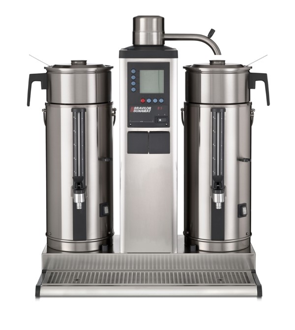 Bonamat - Urnbryggare - B5 - 1 bryggpelare och 2 behållare på 5 liter - 440V3/230V - Marin