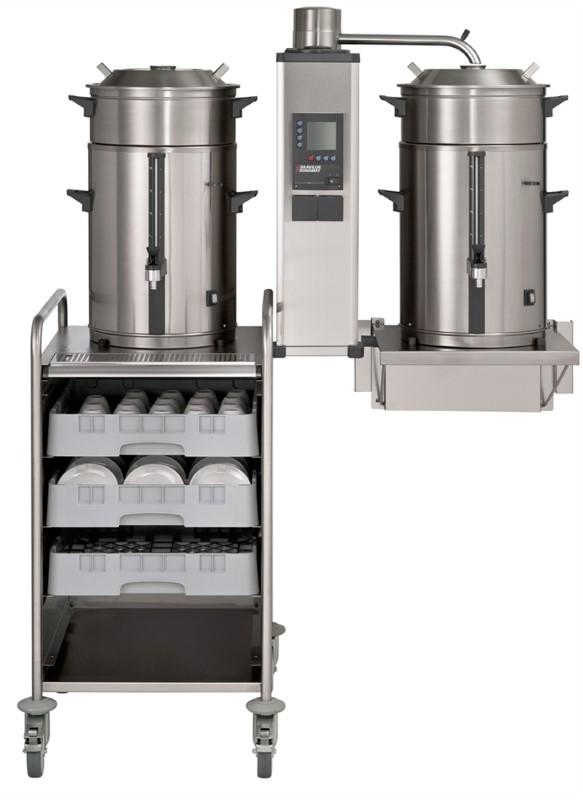 Bonamat - Urnbryggare - B10 W - 1 bryggpelare och 2 behållare på 10 liter - 400V
