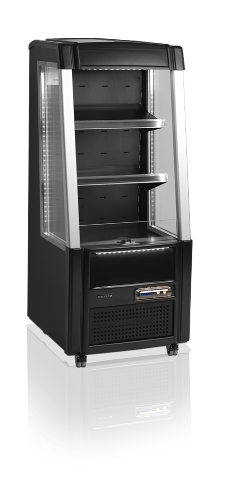 Tefcold - ODC60 BLACK - Exponeringskyl - Öppen front - 192 liter