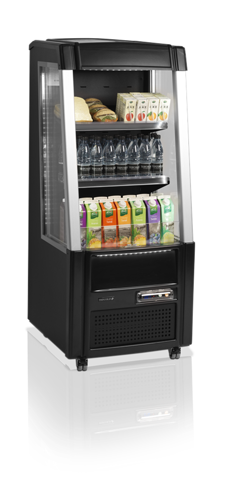 Tefcold - ODC60 BLACK - Exponeringskyl - Öppen front - 192 liter - 2