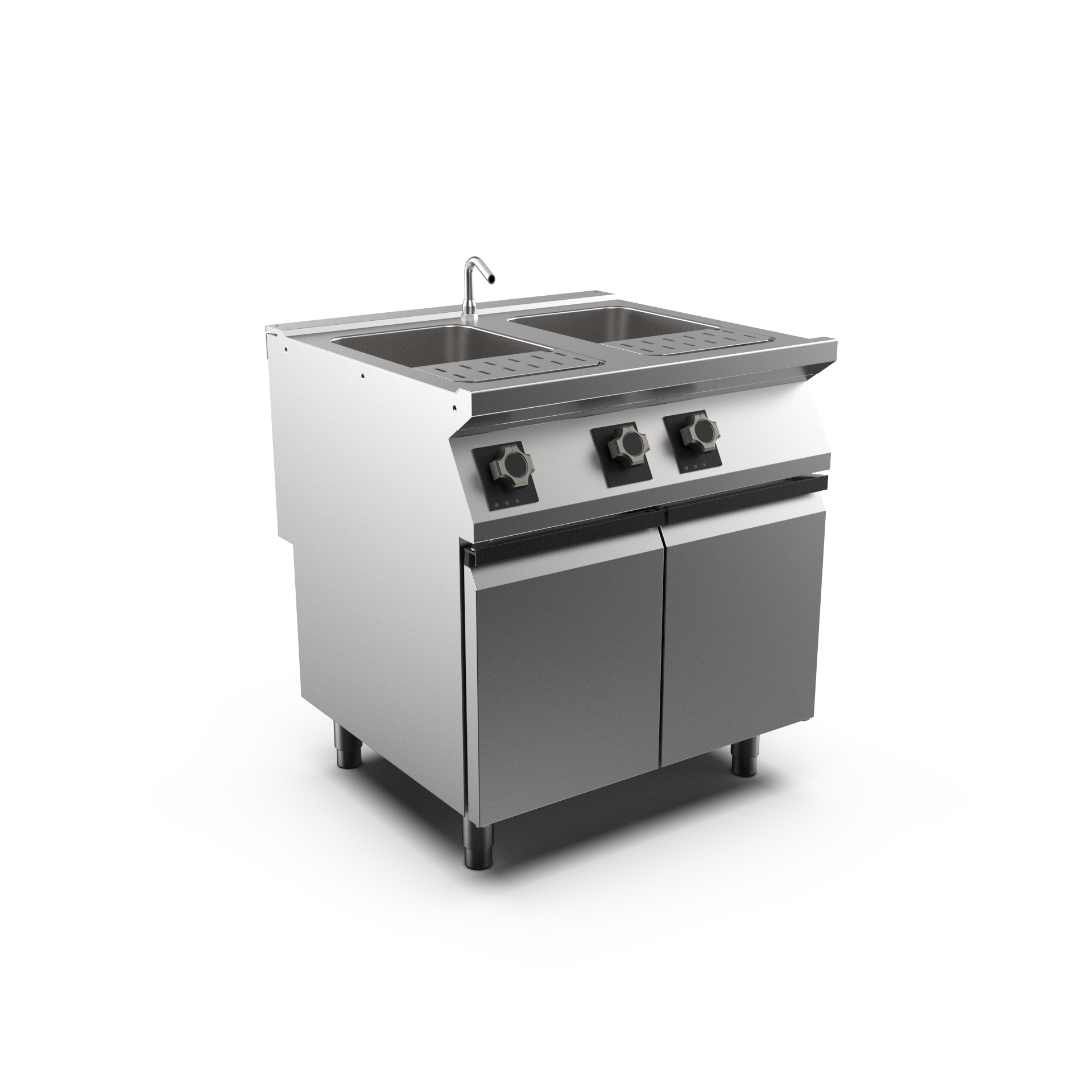 Mareno - Pastakokeri Mareno M1-70 CP78E - 2 × 28 liter (2 × 2/3 GN) exkl korgar - 800 × 750 × 900 mm