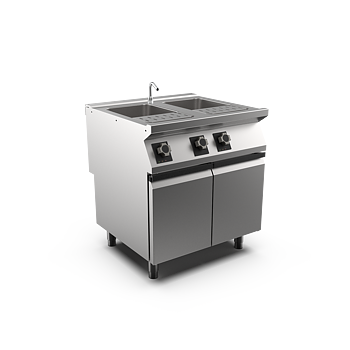 Mareno - Pastakokeri Mareno M1-70 CP78E - 2 × 28 liter (2 × 2/3 GN) exkl korgar - 800 × 750 × 900 mm