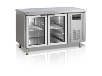Tefcold - CK7210G - Kylbänk - GN 1/1 - 2 glasdörrar - 282 liter