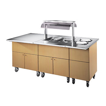 Festivo - Buffet Line BLH80 - Varm Buffé - Mått: 800x1050x1350 mm