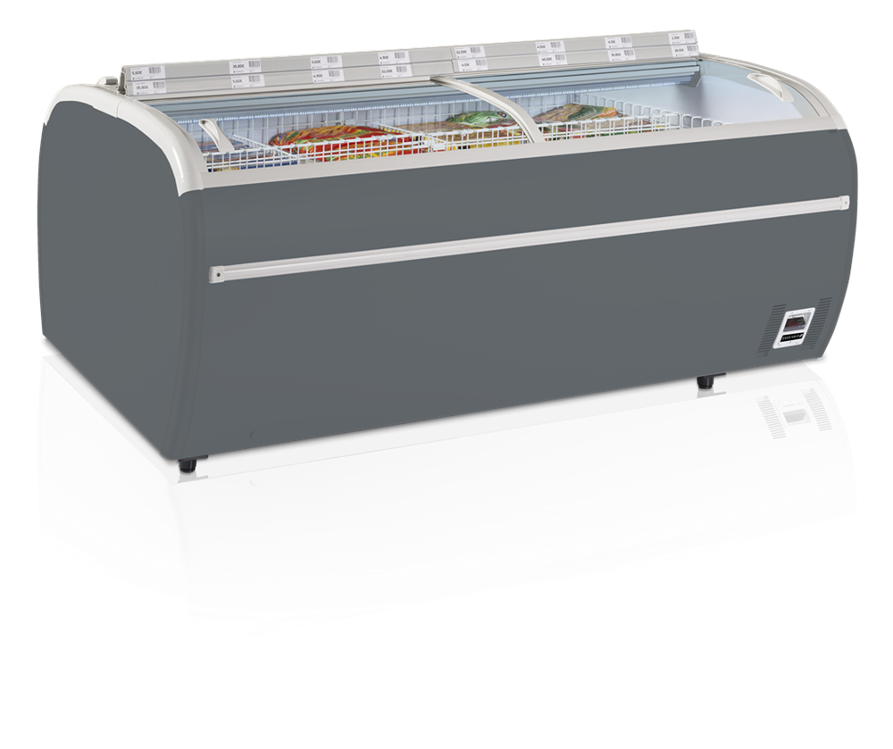 Tefcold - TWIN 220A-CF - Kyl-/frysbox - Stormarknad - Grå -  1697 liter