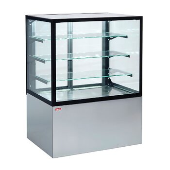 Colia - Konditormonter - CUBE OPEN - Grå - Mått: 985 x 725 x 1324 mm - Temp: +4....+8 °C