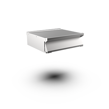 Mareno - Arbetsbänk Mareno M1-90 EN98CT - 2/1 GN draglåda 100 mm djup - 800 × 920 × 250 mm