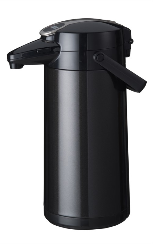 Bonamat - Pumptermos Furento - Svart metallic med rostfri kärna
