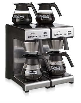 Bonamat - Kaffebyggare - Matic Twin - 2 bryggcentraler och 4 värmeplattor - 230V