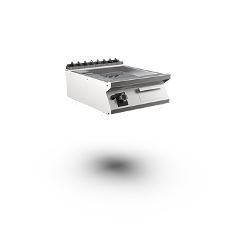 Mareno - Kromstekhäll räfflad gas Mareno M1-70 FT76GMCT - 1 zon, 1/3 räfflad stekyta - 600 × 750 × 250 mm